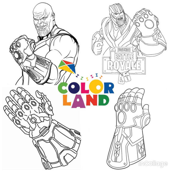 Thanos Marvel - Set 20 Tờ Tranh Tô Màu Kích Thước A4 A5 Dành Cho Màu Sáp,  Màu Chì - Tranh Tô Màu Color Land | Lazada.Vn