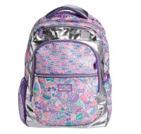 ✈✈ Smiggle Flashy Backpack กระเป๋าเป้สมิกเกอ สีเงิน flip เปลี่ยนสีได้  ของแท้ ✈✈ AUD พร้อมส่ง!!