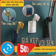 Giá Treo Vòi Hoa Sen, đế Kẹp Vòi Sen Vòi Xịt Toilet Xoay 360 độ Dán Tường