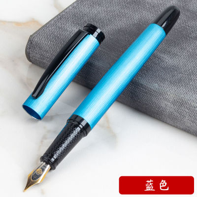 Metal fountain pen set signature can replace ink sac high-grade business fountain pen D-6147