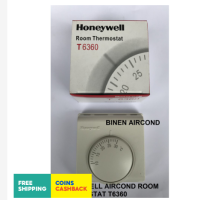 Honeywell สวิตช์ควบคุมอุณหภูมิห้องแบบเครื่องปรับอากาศ T6360สวิตช์ควบคุมอุณหภูมิเชิงกล