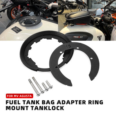 การใช้ถังกระเป๋าแหวน Mount Tanklock สำหรับ Trident 660 Street Triple 765S/R/RS Speed Triple 1200RS Tiger 850 ถังกระเป๋าการใช้กระเป๋าหน้าแปลน