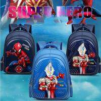 Marvel Ultraman Spider-Man Backpack for Women Men Student Large Capacity Breathable Printing Multipurpose Bags