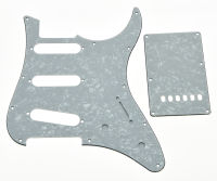 KAISH White Pearl Guitar SSS Pickguard w/ Trem Cover Screws for Yamaha PACIFICA