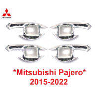 SALE เบ้ารองมือเปิด MITSUBISHI PAJERO SPORT 2015 2016 - 2022 มิตซูบิชิ ปาเจโร เบ้ากันรอย ถ้วยรองมือเปิดประตู ถาดรองมือเปิด ยานยนต์ อุปกรณ์ภายนอกรถยนต์ อื่นๆ