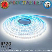 LED STRIP, K-AA2216-156 DC-24V IP20 ไฟเส้นแบบเปลือย 780LED/5เมตร 40W/5เมตร ยี่ห้อ BOGDAN LED แอลอีดี ไฟเส้นสำหรับตกแต่ง