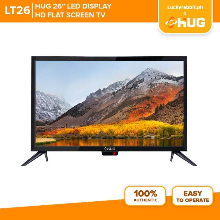 Flat Screen Tv With Good Sound Quality HUG 22 24 26 Brand New High Definition LED TV Wall Mountable Flat