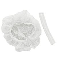 CW 100pcs Disposable HairCovers Net Bouffant Dustproof Anti Dust Caps Breathable Shower Bathing HatsIndustrial Шапка