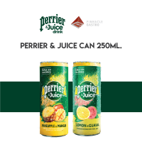 ?ส่งฟรี?Perrier &amp; Juice 250ml. 1 case 24 Cans