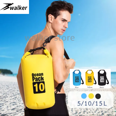 กระเป๋ากันน้ำ ถุงกันน้ำ Waterproof Bag 15ลิตร 5ลิตร 10ลิตร