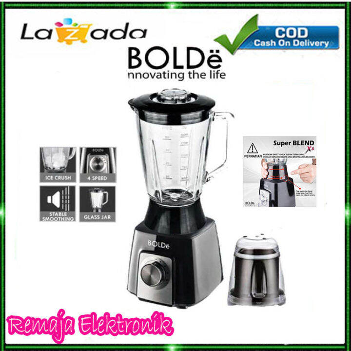 PROMO Blender Original BOLDe Super Blend X8 Hitam BERGARANSI Lazada Indonesia