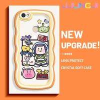 Jlingji เคสสำหรับ Xiaomi Redmi โน๊ต5A ไพรม์เคส Y1ที่มีลวดลายการ์ตูนทอยสตอรี่กรอบโทรศัพท์แบบนิ่มกันกระแทกโปร่งใสปลอกซิลิโคนฝาครอบป้องกันหัวกล้องรวมทั้งหมด