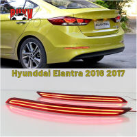 BuyV LED ไฟท้ายประกอบไฟเบรกเลี้ยวด้านหลังวิ่งไฟตัดหมอกสำหรับ Hyundai Elantra 2016 2017