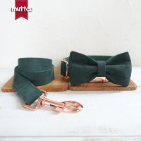MUTTCO retailing high quality collar THE GREEN DAY design dog collar with bow tie 5 sizes UDC019M