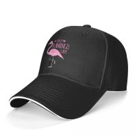 Pink Flamingo Baseball Cap Crazy Flamingo Lady Stylish Trucker Hat Spring Men Fishing Print Snapback Cap