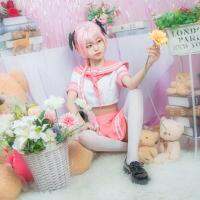 O FATE lucky students daily sailor suit stoll fu clothes anime cosplay show bosses accessories