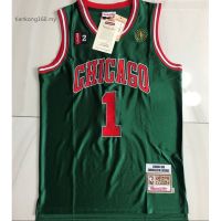 Hot Newest Top-quality New arrival 2022 2023 Newest shot goods Most popular 22/23 Top quality Ready Stock High quality 2008-09 new mens Chicago Bulls 1 Derrick Rose Full density embroidery basketball jerseys jersey green