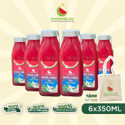 Watermelon - Combo 6 chai Nước ép trái cây dưa hấu yến tươi 100% - 350ml