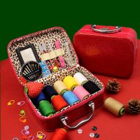 Portable Sewing Box Kitting Needles Kits Tools Quilting Thread Stitching Embroidery Craft Home Travel Organize Wedding Gift Set