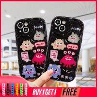 เคส Samsung A13 A14 A22 A23 A04 A04S A52 A51 A24 A12 A03 A03S A50 A02S A20 A32 A50S A30S A52S A30 M12 M22 M32 A125 A13 Lie A14 LTE A037F F12 M04 M10S M02S A025 A205 A305 F02S สร้างสรรค์มอนสเตอร์น้อยน่ารักตัวตลกอ่อน 3D คลื่นโค้งขอบกรณี