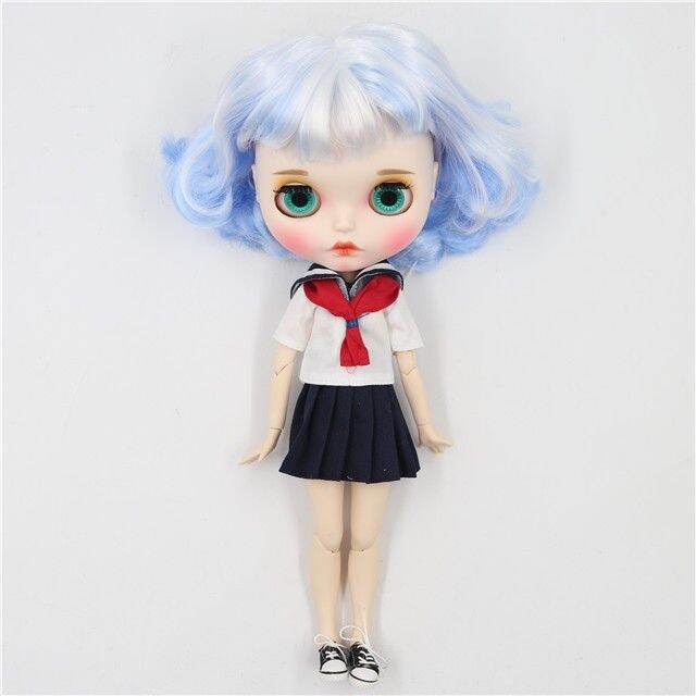 blyth-doll-1-6-bjd-white-skin-joint-body-new-matte-face-30cm-ตุ๊กตาบลายธ์