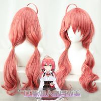 [free] game anchor vtuber virtual idol kangaroo sakura miko cos wig curly hair