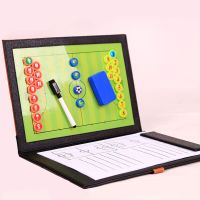 Magnetic Football Coaching Board Coaches Clipboard Tactical Board Kit with Dry Erase Marker Pen Soccer Game Accessories Tools