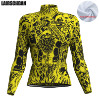 Camisa Ciclismo Feminina  LairschDan Winter Long Sleeve Women Cycling Jersey Road Bike Thermal Jacket Bicycle Racing Clothes