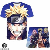 Baby Boys kakashi Cartoon Clothing Sets Children Fashion Short Sleeve T-shirt Pants Kids Tees