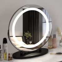 ❁¤♤ High-End led Makeup Mirror With Light Beauty Fill Desktop Bedroom Modern Simple