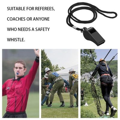 ”【；【-= 12Pcs Whistles Plastic Training Tools Referee Sling-Designed Outdoor Security Whistles