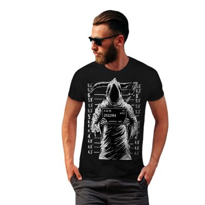 Jail Horror Graphic Design Grim Reaper Printed Tshirt Cotton Mens T New S3Xl
