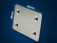 ☜ 20 Pieces 60x38mm Stainless Steel Angle Plate Corner Bracket Thinckness 1.5mm