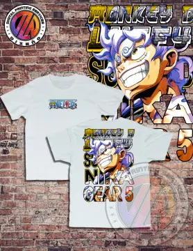 Gear 5 shirts Are available in the shop!🌩️ #gear5 #gear5luffy  #animestickers #animeshop #animestickercentral