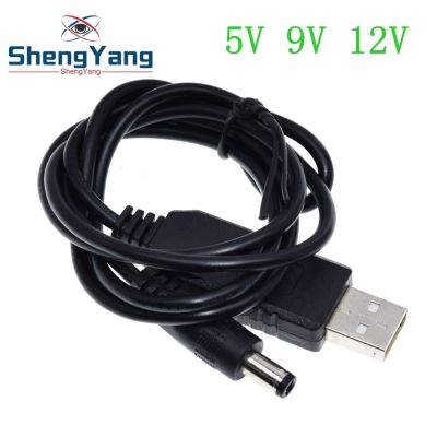 ShengYang Usb Power Boost Line Dc 5v To Dc 9v / 12v Step Up Module Usb Converter Adapter Cable 2.1x5.5mm Plug