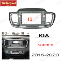 Hardingsun 10.1นิ้วตัวเล่นบนหัวแบบแอนดรอยด์แผงสเตอริโออุปกรณ์แท่นยึดสำหรับ KIA Sorento 2015-2020กรอบวิทยุ