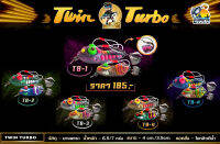 NEW!! เหยื่อตกปลา TWIN Turbo แพ็คคู่ ( คละสี เท่านั้น ) ตกปลาช่อน ปลาชะโด เหมาะมาก By นิกอาร์มันโด้ ( ขนาด 4/3.5 ซม. หนัก 7 กรัม )