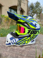 100% strata แว่นตาวิบาก MX Goggles แว่นตาวิบาก Off Road Dirt Bike รถจักรยานยนต์ หมวกกันน็อค Goggle Mountain Bike Sunglasses