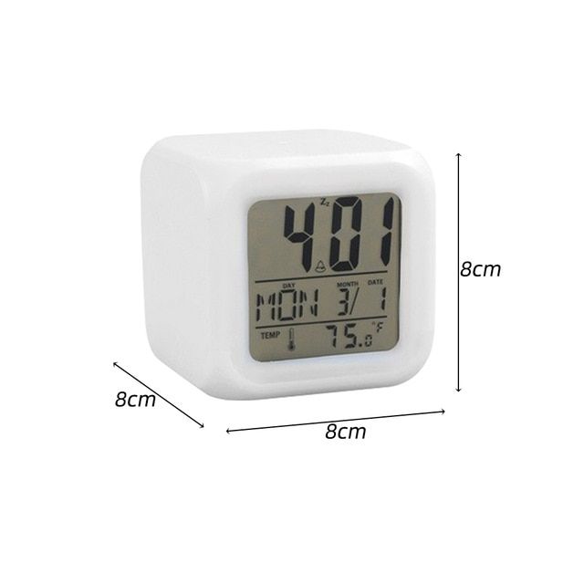 worth-buy-นาฬิกาปลุก-led-ข้อมูลเวลานาฬิกาตั้งโต๊ะฟังก์ชันเลื่อนปฏิทินอิเล็กทรอนิกส์แสดงอุณหภูมิหลังจอแสดงผลขนาดใหญ่
