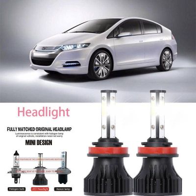 หลอดไฟหน้ารถยนต์ LED LAI 40w 6000k สีขาว สําหรับ Honda Insight (ZE) 2009-2023 2PCS