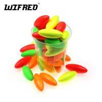 ✜ 20PCS FL Red Green Yellow Color Oval Fishing Rig Float Bobbers For Catfish Pompano Whitings Corvina Snappers Rigs Making