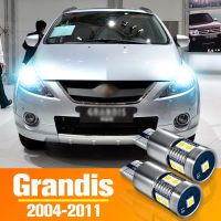 2ชิ้น LED Tempat Letak Kereta Pelepasa Cahaya Aksesori Mentol สำหรับ Mitsubishi Grandis 2004-2011 2005 2006 2007 2010 2009 2008