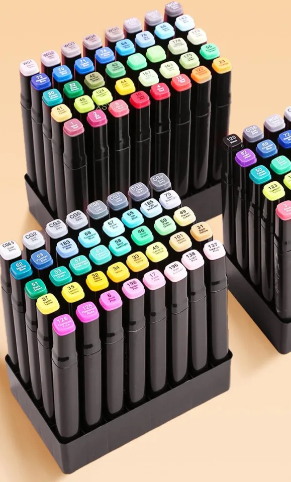 60/80/120 Color Set Markers Comic Sketch Markers Alcohol Felt