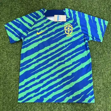 Brazil pre-match training soccer jersey match men's yellow sportswear  football shirt 2022-2023