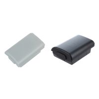 2 Pcs Replacement Battery Shell PACK Case Cover Holder for Minisoft 360, White &amp; Black