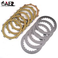 【On Sale】 Clutch Friction Disc Plates For Honda Steed 400 NV400 CJ CK CS CV NT400 Bros 400 NC25 VT500 ED EF VRX400T NC33 NV400 Shadow