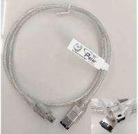 สาย Firewire สายไฟร์ไวร์/สาย6พิน ยาว75CM ระบบการเชื่อมต่อความเร็วสูงเชื่อมระหว่างคอมพิวเตอร์กับอุปกรณ์อื่นๆหรือพ่วงอุปกรณ์กับอุปกรณ์ก็ได้