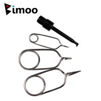 [MEESS] Bimoo Stainless Steel amp; Plastic Hackle Pliers Feather Clips Rapping Hackle Tools For Nymph Fly Tying Tools Hook Holder - Fishing Tools -