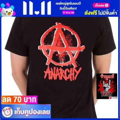 เสื้อวง ANARCHY เสื้อผ้าแฟชั่น Rock  ไซส์ยุโรป RDM249