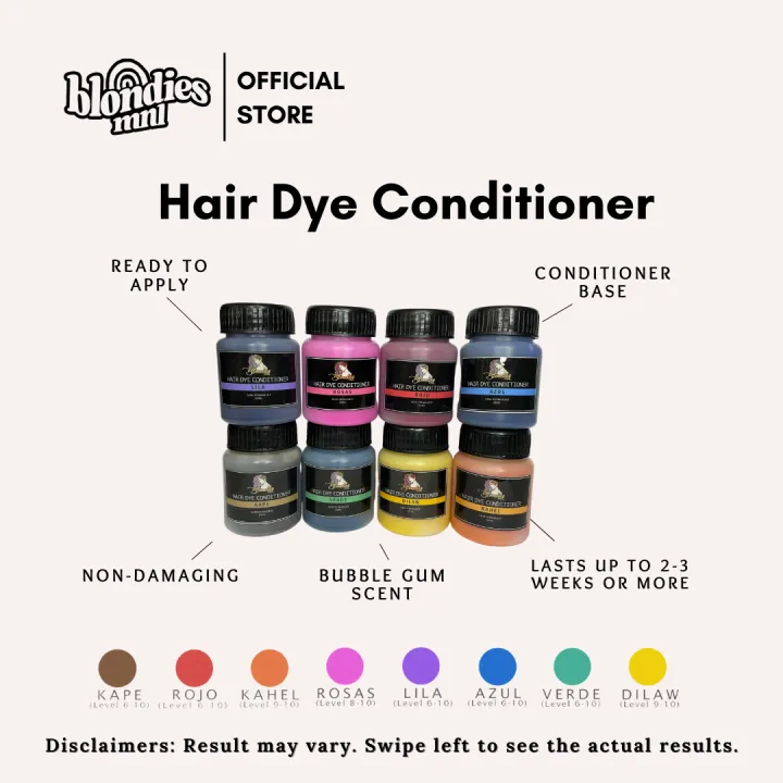 Blondies MNL Hair Dye Conditioner 60ml Semi Permanent & Ready to Apply